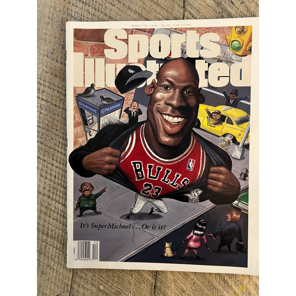 Sports Illustrated Magazine March 20 1995 Michael Jordan Bulls Return Good MJ